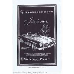  1958 Studebaker Packart Mercedes Benz 190 SL Roadster 
