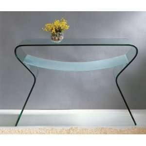  J & M Furniture A505B Modern Side Table   Glass