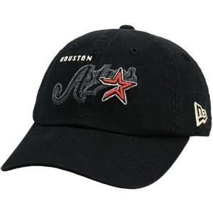  New Era Houston Astros Black Stitch Screen Hat