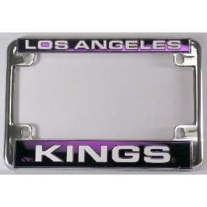 Los Angeles LA Kings NBA Chrome Motorcycle RV License Plate Frame