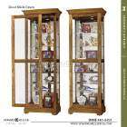 Howard Miller Black small Curio Display Cabinet; mirror back  680 412 