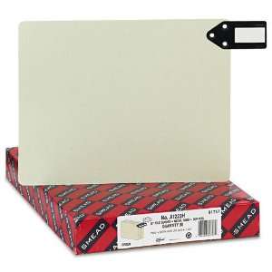 Smead® Green End Tab Guides, Blank, Horizontal Metal Tabs, Pressboard 