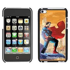  Superman On Ledge on iPod Touch 4 Gumdrop Air Shell Case 