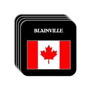  Canada   BLAINVILLE Set of 4 Mini Mousepad Coasters 