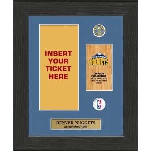  Denver Nuggets Ticket Frame