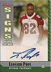 2006 Leonard Pope Cardinals Bowman Signs Of The Future 