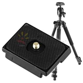 Black Camera Tripod Quick Release PLATE FOR Manfrotto 200PL 14 804RC2 