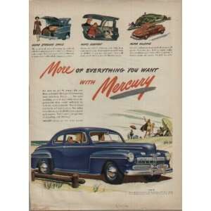   you want with Mercury.  1946 Mercury Ad, A3366 