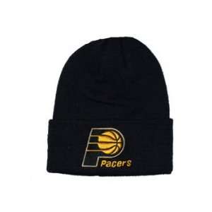  Indiana Pacers Navy Basic Logo Cuffed Knit Hat Sports 