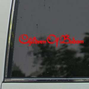  Children Of Bodom Hate Crew Red Decal COBHC Band Red 