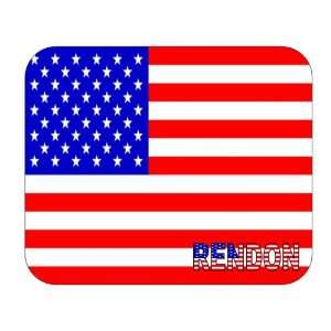  US Flag   Rendon, Texas (TX) Mouse Pad 