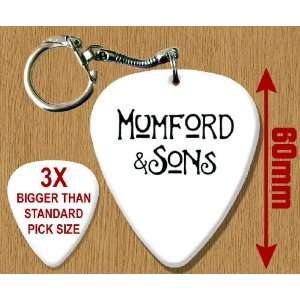  Mumford & Sons BIG Guitar Pick Keyring Musical 