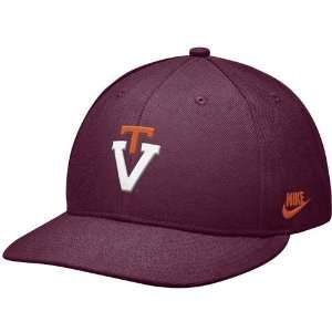  Tech Hokies Maroon College Vault 643 Fitted Hat