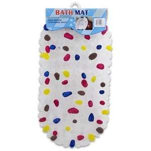  Plastic Bath Mat With Paint Blots 26 Inches Long Case Pack 