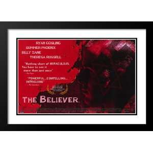 The Believer 20x26 Framed and Double Matted Movie Poster   Style B 