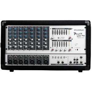  Phonic PowerPod 740 7 Channel Powered Mixer Electronics