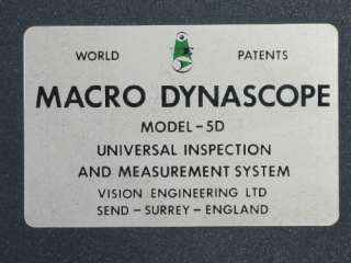 VISION ENGINEERING 5D MACRO   DYNASCOPE  