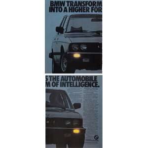  Print Ad 1985 BMW BMW Transforms BMW Books