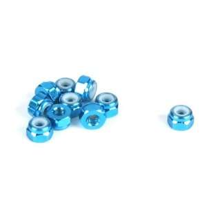  Dynamite 3mm Aluminum Lock Nut, Blue (10) Toys & Games