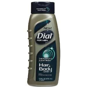 Dial for Men Bodywash for Hair & Body Dandruff Formula 16 oz. (Pack of 