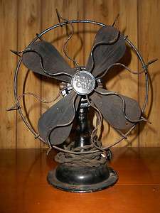 Vintage A. C. Gilbert Polar Club Type H 10 Oscillating Fan  
