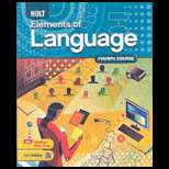 Elements of Language  Fourth Course 09 Edition, Irvin (9780030941962 