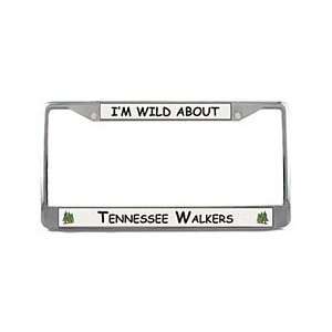  Tennessee Walking Horse License Plate Frame (Chrome 