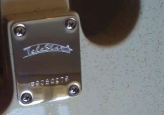 c1960s White Metallic Telestar Mona Guitar Serial # S9080279  