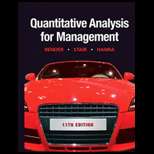 Quantitative Analysis for Management (ISBN10 0132149117; ISBN13 