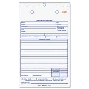  Job Work Order Book, 5 1/2 x 8 1/2, Two Part, 50/Book 
