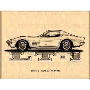  1970 1/2   1972 LT 1 Corvette Profile 