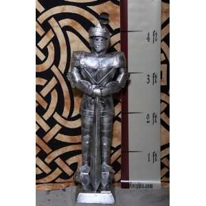  4 Foot Suit of Armor   Medieval Knight (SILVER, GOLD 