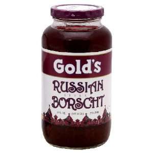 Golds Borscht, Russian, Passover, 24 Ounce Glass Bottle (Pack of 12)
