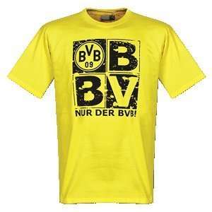  2011 Borussia Dortmund Tee Nur der BVB   Yellow Sports 