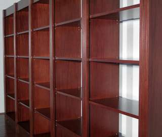 Large Cherry Open Wall Bookcase Bookshelf tbcs002c  