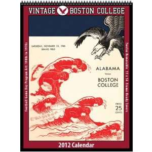  Boston College Eagles Vintage 2012 Football Program Calendar 