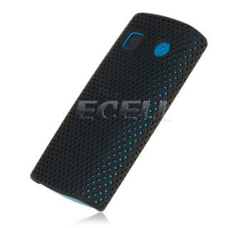 NEW BLACK PERFORATED MESH HARD BACK CASE COVER FOR NOKIA 500  