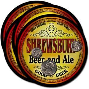  Shrewsbury , VT Beer & Ale Coasters   4pk 