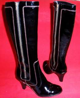 NEW Womens BLAIR Black Knee High Heels Tall Fashion Dress Boots size 