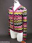 Large Missoni for Target Womens Textured Cardigan Passione zig zag 