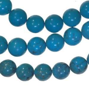   Round Beads Strand 8mm Genuine 16 Blue Green Genuine Jewelry Grade