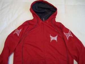 TAPOUT Logo Hoodie Sweatshirt Med Sangre Red  NWT  