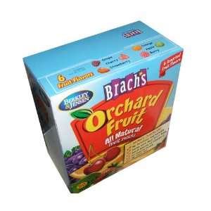 Brachs Orchard Fruit All Natural Fruit Snacks 50 0.8 Ounce Pouches Per 