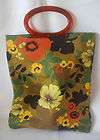 Handbags lot Tote Bag Tapestry Barkcloth Oilcloth Purse  