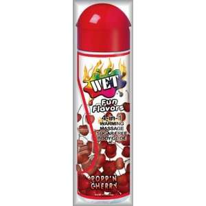  Wet Fun Flavors Sugar Free Warming Massage Lotion and Body 