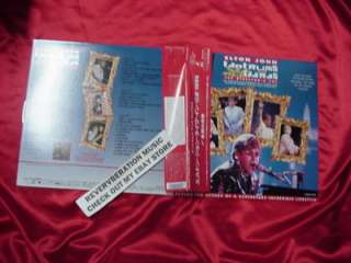 ELTON JOHN Tantrums & Tiaras Japanese 2 Laserdisc w RIO davepjones