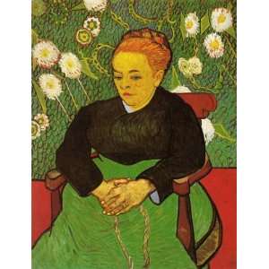 Oil Painting La Berceuse (Augustine Roulin) Vincent van Gogh Hand Pa 