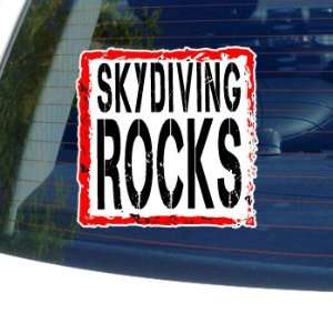  Skydiving Rocks   Window Bumper Laptop Sticker Automotive