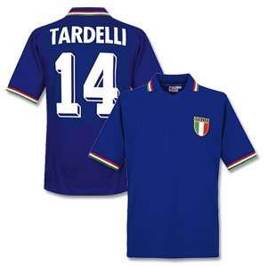    1982 Italy Home Retro Shirt + Tardelli 14