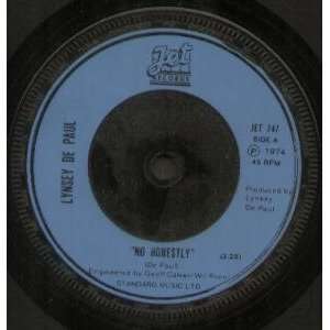    NO HONESTLY 7 INCH (7 VINYL 45) UK JET 1974 LYNSEY DE PAUL Music